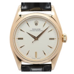 ROLEX Yellow Gold Oyster Perpetual Wristwatch Ref 6598