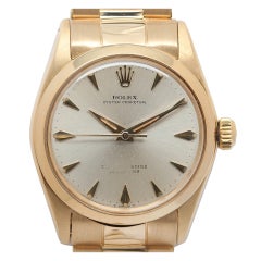Vintage ROLEX Gold Oyster Perpetual Midsize circa 1964
