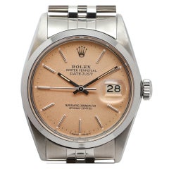 ROLEX Stainless Steel Datejust Wristwatch Ref 16014 circa 1980