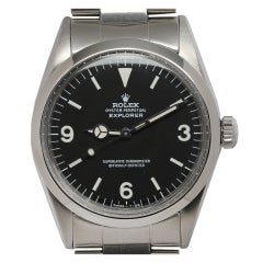 Retro ROLEX Stainless Steel Explorer Wristwatch Ref 1016