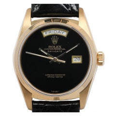 ROLEX Yellow Gold Day-Date President Wristwatch Ref 18038