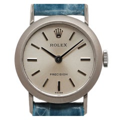 ROLEX Lady
s White Gold Dress Model Wristwatch circa 1990s ROLEX Lady
s White Gold Dress Model Wristwatch circa 1990s