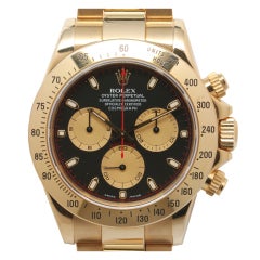 ROLEX Yellow Gold Daytona Wristwatch Ref 116528 circa 2004