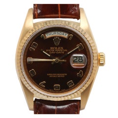 ROLEX Yellow Gold Day Date President Ref with Custom Colored Dial