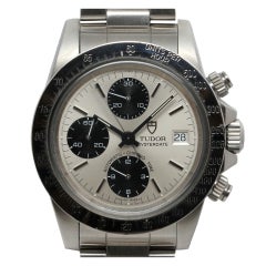 TUDOR Stainless Steel Chronograph Wristwatch Ref 79180 circa 1980s
