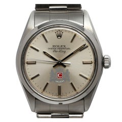 Rolex Stainless Steel Air-King Wristwatch with Lord Calvert Dial Ref 5500 circa 1978