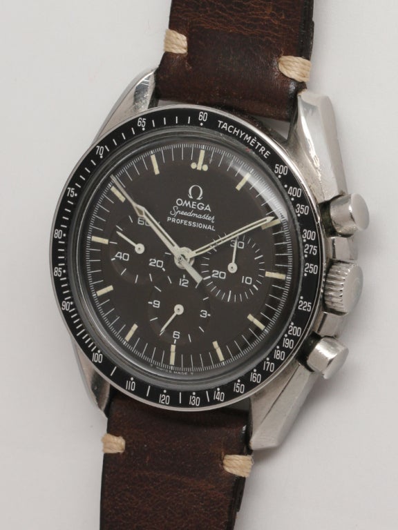 Omega Steel Speedmaster "Chocolate" Dial ref. 145.012 circa 1968