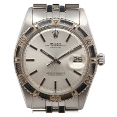 ROLEX Stainless Steel and White Gold Datejust Thunderbird Wristwatch Ref 1625