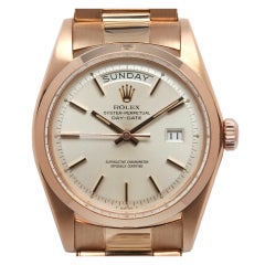ROLEX Pink Gold Day-Date Wristwatch Ref 1803 circa 1975