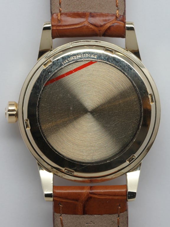 Omega Gold Filled Seamaster Wristwatch circa 1950s 1