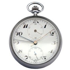 Longines Ball-Form Desk Clock with Chronograph