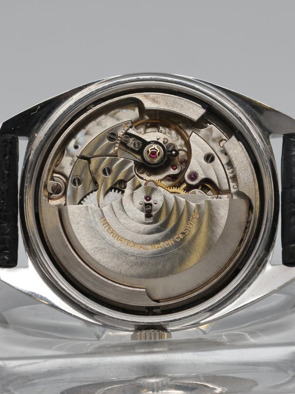 Women's or Men's IWC Stainless Steel Yacht Club Automatic Wristwatch circa 1970s