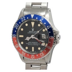 Rolex Stainless Steel GMT-Master Wristwatch Ref 1675 circa 1972