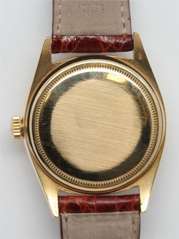 Men's Rolex Early Yellow Gold Day-Date Wristwatch Ref 1803 circa 1960