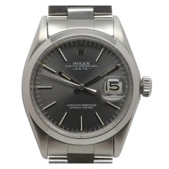Rolex Stainless Steel Oyster Perpetual Date Watch circa 1969