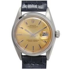 Rolex Stainless Steel Datejust Wristwatch circa 1969