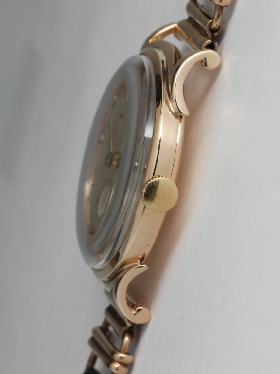 Vacheron & Constantin Yellow Gold Curly Lug Star Dial Wristwatch 1