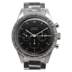 Omega Stainless Steel Speedmaster Chronograph Wristwatch