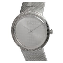 Dior Steel La D Dior Bracelet Watch with Box