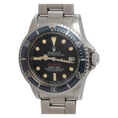 Rolex Double Red Seadweller Wristwatch Ref 1665 circa 1975