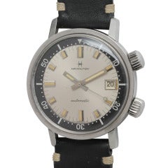Hamilton Stainless Steel Super Compressor Diver's Wristwatch, circa 1960s