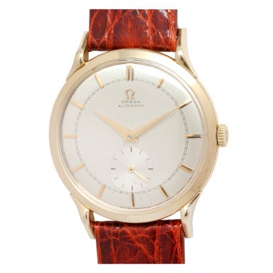 Vintage Omega Gold Oversize Automatic Dress Model circa 1959