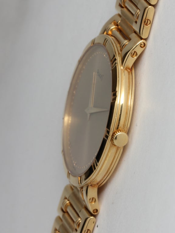 Piaget Yellow Gold Dancer Wristwatch circa 1990s 2