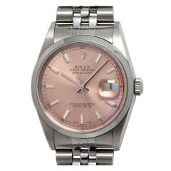 Rolex Stainless Steel Datejust Wristwatch circa 2003