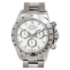 Rolex Stainless Steel Daytona Wristwatch Ref 116520 Circa 2010