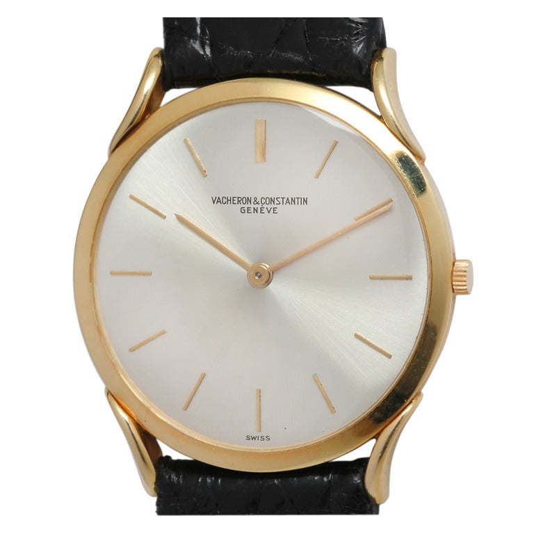 Vacheron 
Constantin Yellow Gold Ultra Thin Watch with Certificate