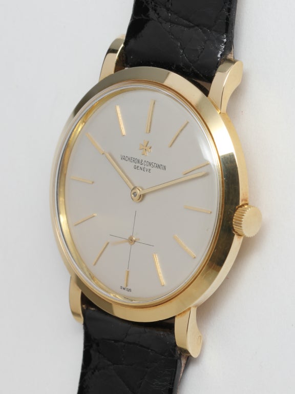 Vacheron & Constantin Yellow Gold Wristwatch circa 1958 In Excellent Condition In West Hollywood, CA