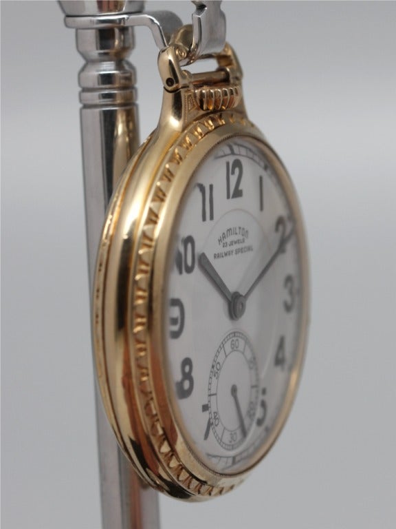 Hamilton Gold Filled Railway Special Pocket Watch 3