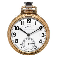 Vintage Hamilton Gold Filled Railway Special Pocket Watch