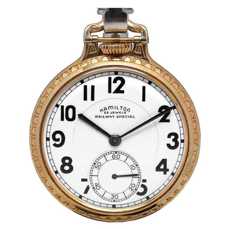Hamilton Gold Filled Railway Special Pocket Watch