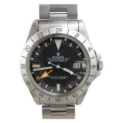 Vintage Rolex Stainless Steel Explorer II Wristwatch Ref 1655 circa 1979