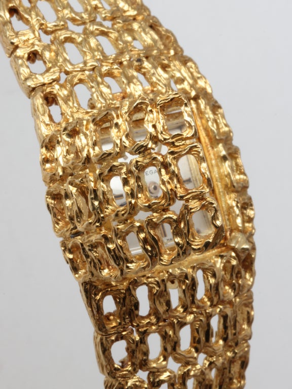 Women's Omega Lady's Yellow Gold Concealed-Dial Bracelet Watch