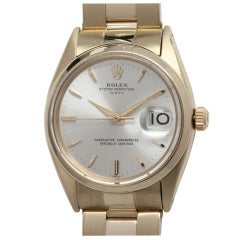 Rolex Yellow Gold Date Wristwatch circa 1960