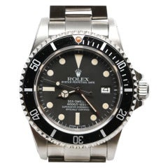 Rolex Stainless Steel Transitional Sea-Dweller Wristwatch Ref 16660 circa 1982