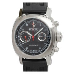 Used Ferrari Stainless Steel Gran Turismo Chronograph Wristwatch circa 2003
