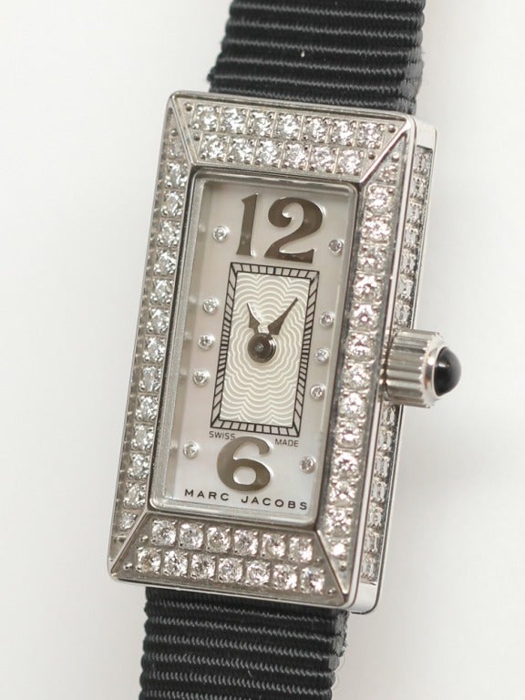 Marc Jacobs Lady's Stainless Steel and Diamond Dress Watch at 1stDibs