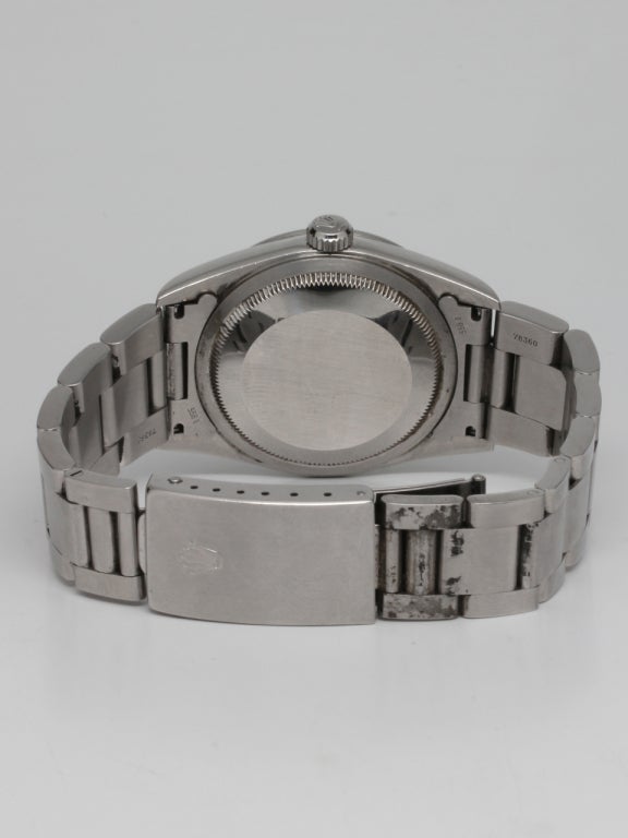 Rolex Stainless Steel Datejust Wristwatch circa 1997 1