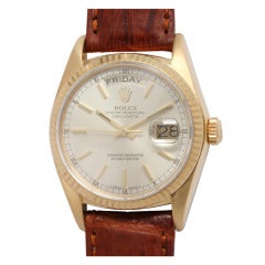 Rolex Yellow Gold Day-Date Wristwatch Ref 18038 circa 1978