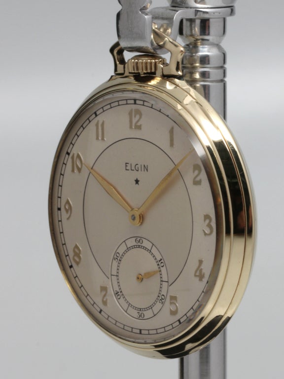 elgin pocket watch with knife