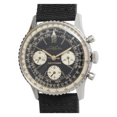 Breitling Stainless Steel Navitimer Chronograph Wristwatch with AOPA Logo Dial