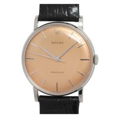 Rolex Stainless Steel Dress Model Wristwatch circa 1960s