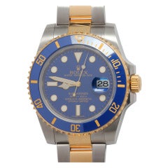 Rolex Stainless Steel and Yellow Gold Submariner Wristwatch circa 2008