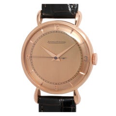 Jaeger-LeCoultre Rose Gold Oversized Wristwatch
