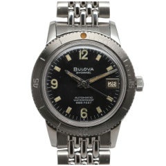 Bulova Stainless Steel Diver's Wristwatch circa 1959 3