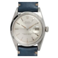 Rolex Stainless Steel Datejust Wristwatch circa 1961