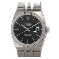 Rolex Stainless Steel Oysterquartz Datejust Wristwatch circa 1984